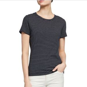 VINCE Pencil Stripe Essential Crewneck T-Shirt